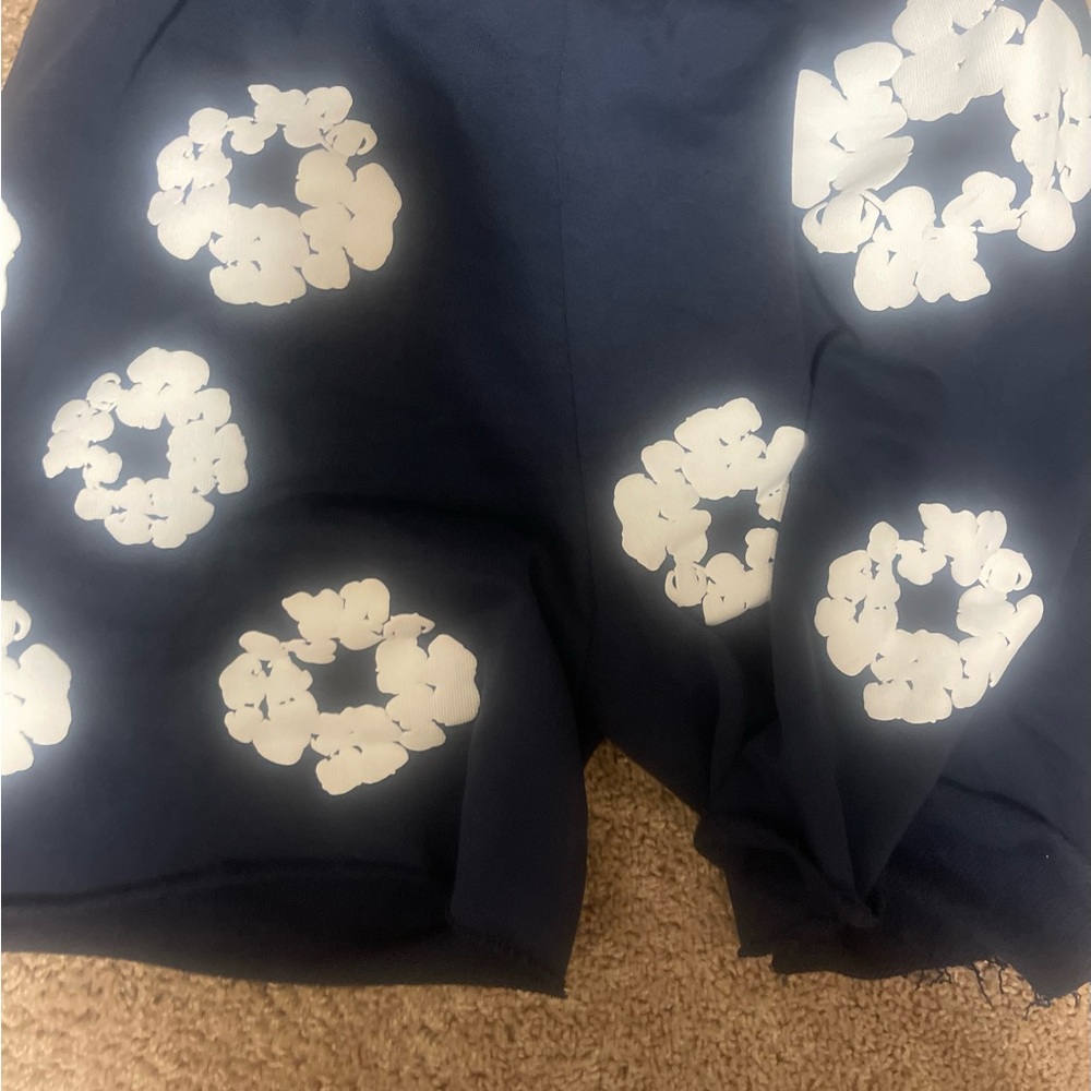 Denim Tear Blue Navy Shorts - Picture 4 of 4